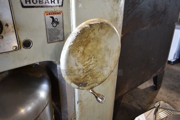 Hobart H-600-T Metal Commercial Floor Style 60 Quart Planetary Dough Mixer w/ Stainless Steel Mixing Bowl, Bowl Guard, Paddle and Dough Hook Attachments. 230 Volts, 3 Phase. - Image 7 of 12