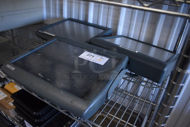 3 Micros 15" POS Monitors. 3 Times Your Bid! - Image 3 of 4
