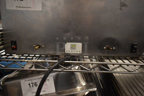 Server TWIN FS Stainless Steel Commercial Countertop 2 Well Food Warmer. 120 Volts, 1 Phase. Tested and Working! - Image 2 of 4