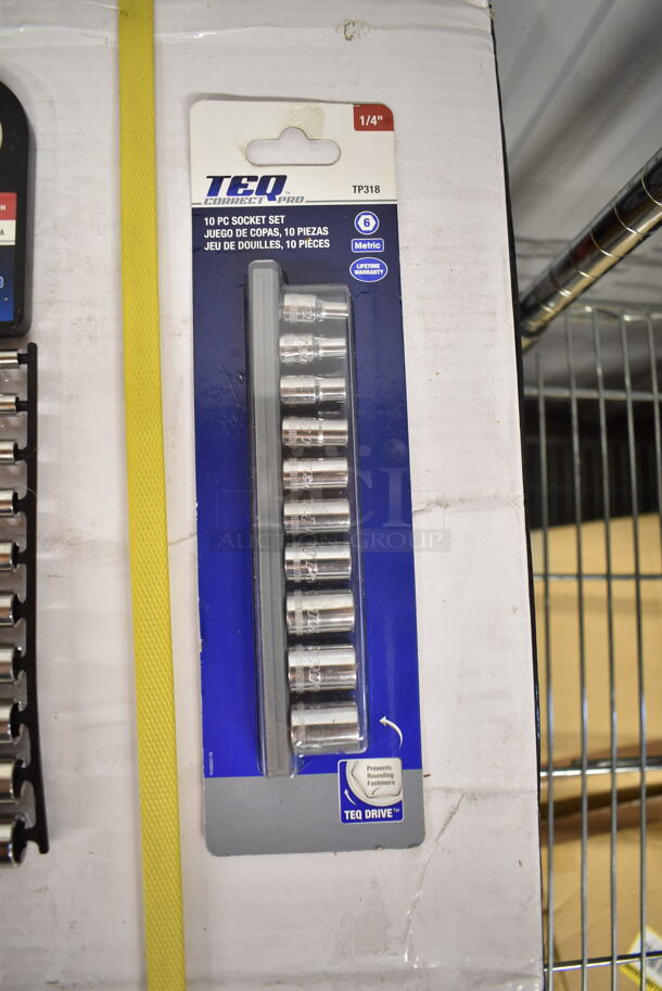 3 BRAND NEW! TEQ Socket Sets. 3 Times Your Bid! - Image 2 of 10
