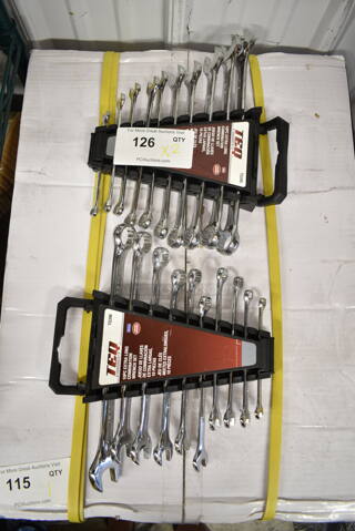 2 BRAND NEW! TEQ Combination Wrench Sets. 2 Times Your Bid!