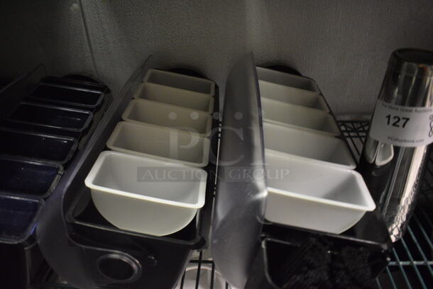 4 Black and Clear Poly Bar Topping Rails. 20x6x7. 4 Times Your Bid! (kitchen) - Image 3 of 4