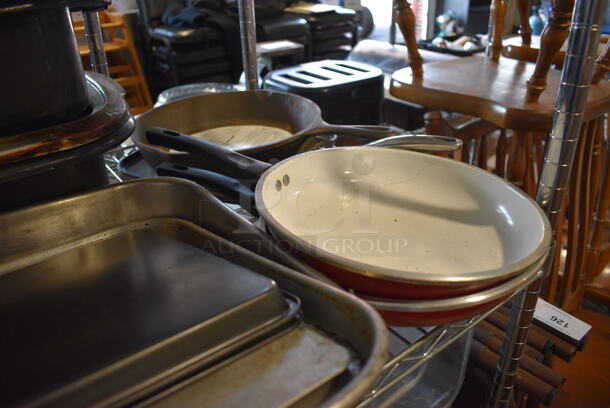 ALL ONE MONEY! Tier Lot of Various Items Including Metal Pans and Metal Slow Cooker Inserts - Image 7 of 8