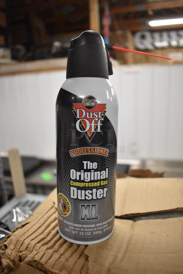 ALL ONE MONEY! Lot of 4 Dust Off Compressed Gas Duster Cans - Image 2 of 2