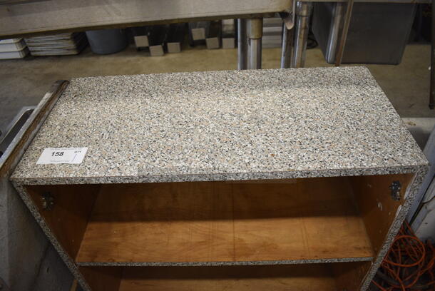 Stone Pattern Book Shelf. 33.5x16x30 - Image 3 of 3