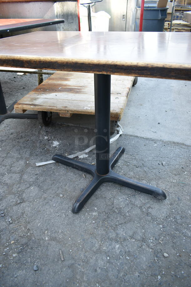 2 Various Dining Height Tables on Metal Table Base. Includes 48x27x29. 2 Times Your Bid!  - Image 3 of 6
