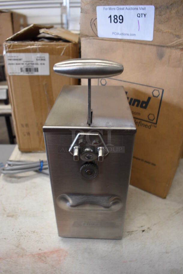 BRAND NEW IN BOX! Edlund Model 266 Stainless Steel Commercial Countertop Can Opener. 115 Volts, 1 Phase. 4.5x7x15 - Image 2 of 5