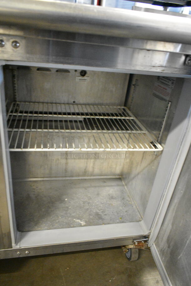 Continental SW72-18 Stainless Steel Commercial 3 Door Undercounter Cooler on Commercial Casters. 115 Volts, 1 Phase. Tested and Powers On But Does Not Get Cold - Image 5 of 7