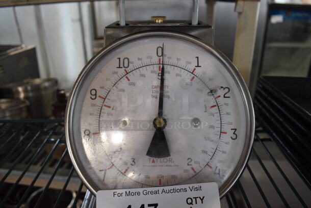 Taylor Metal Countertop Food Portioning Scale. 7x9x9 - Image 4 of 4