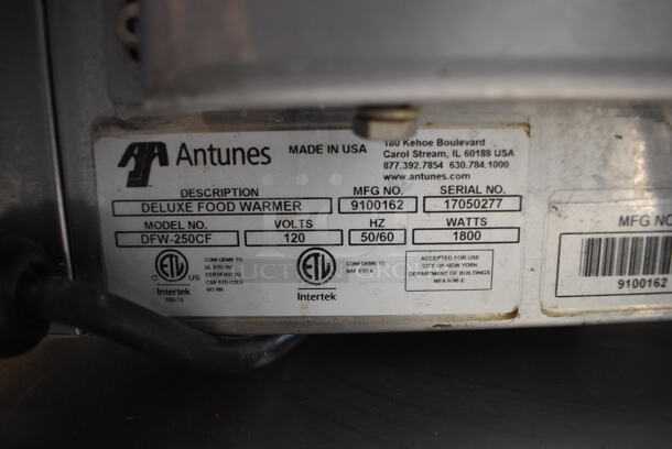 Antunes DFW-250CF Stainless Steel Commercial Countertop Deluxe Food Steamer. 120 Volts, 1 Phase. 17x17x8. Tested and Working! - Image 5 of 5