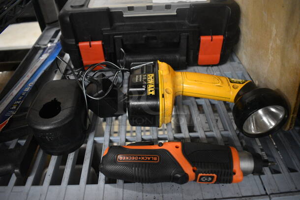 ALL ONE MONEY! Lot of Various Items Including Flashlight, Board and Toolbox! - Image 2 of 5