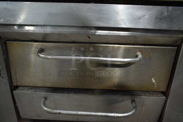2 Bakers Pride Stainless Steel Commercial Natural Gas Powered Single Deck Pizza Ovens. 2 Times Your Bid! - Image 6 of 9