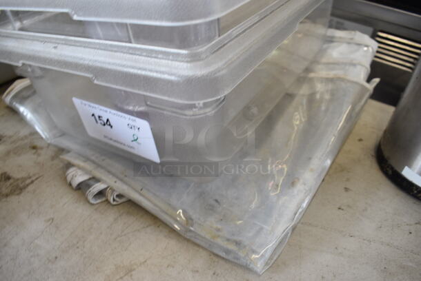 ALL ONE MONEY! Lot of Various Items Including Poly Bins, Poly Pitcher and Clear Pan Rack Cover - Image 4 of 4