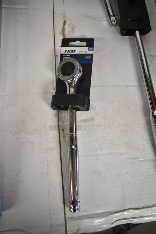 4 BRAND NEW! TEQ Items; 2 Ratchet, Extension Bar and Round Head Ratchet. 4 Times Your Bid! - Image 6 of 10