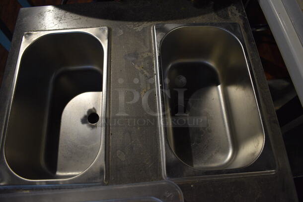 ZM-168 Stainless Steel Commercial Countertop Air Cooled 2 Flavor w/ Twist Soft Serve Ice Cream. 110 Volts, 1 Phase. 17x25x30. Item Was in Working Condition on Last Day of Business. (lounge) - Image 6 of 8