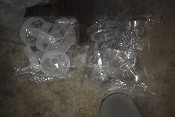 ALL ONE MONEY! Lot of 6 BRAND NEW IN BOX! Salad Dressing Bottles w/ Pourer Lids. 3.5x3.5x11 - Image 4 of 6