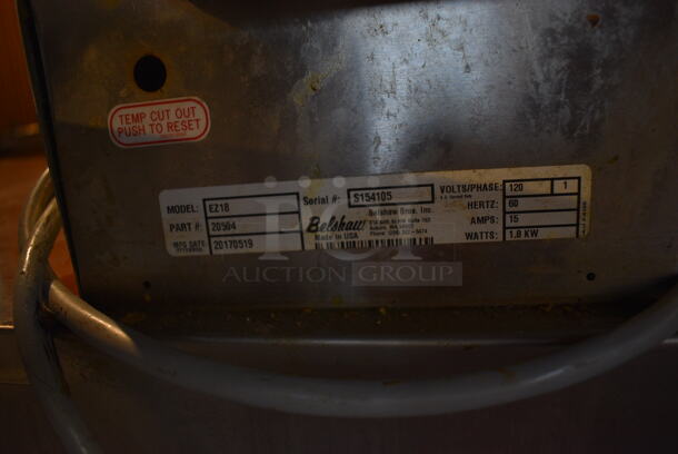 Belshaw EZ18 Stainless Steel Commercial Shortening Melter Filter on Commercial Casters. 120 Volts, 1 Phase. 20x27x25. Item Was in Working Condition on Last Day of Business. (lounge) - Image 7 of 7
