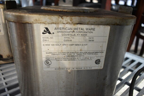 3 American Metal Ware CW-1 Stainless Steel Satellite Server Stands. 3 Times Your Bid!  - Image 6 of 7