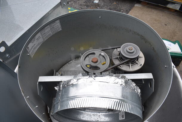 2019 CaptiveAire Model BDU18K Metal Commercial Rooftop Mushroom Exhaust Fan. 115/208-230/220 Volts, 1 Phase. 40x40x35 - Image 6 of 6