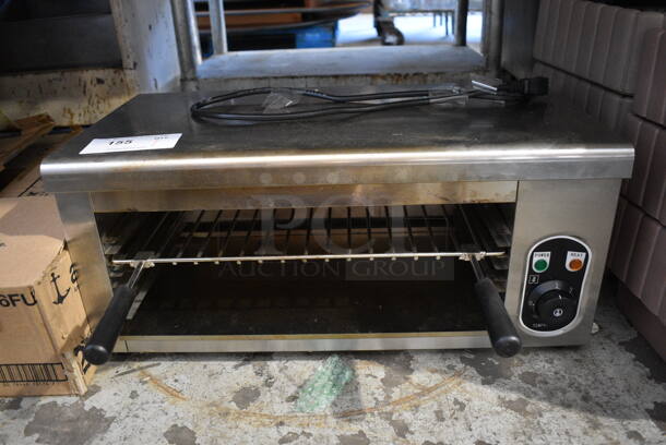 HT-936 Stainless Steel Commercial Countertop Electric Powered Hanging Salamander Cheese Melter. 110 Volts, 1 Phase. 24x12x11. Tested and Working! - Image 1 of 7