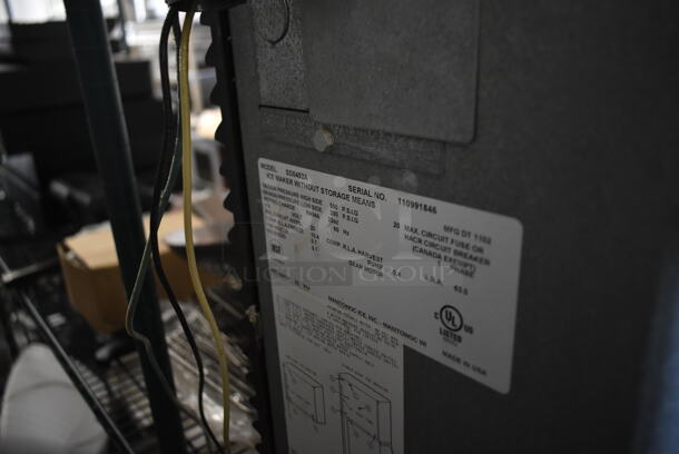 Manitowoc SD0452A Stainless Steel Commercial Ice Head on Cornelius ED250-BCZ Stainless Steel Commercial Countertop 8 Flavor Carbonated Beverage Machine. 115 Volts, 1 Phase.  - Image 6 of 6