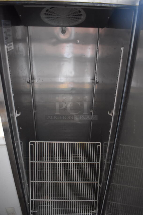 Turbo Air M3R19-1 Stainless Steel Commercial Single Door Reach In Cooler. 115 Volts, 1 Phase. 25x32x73. Tested and Powers On But Does Not Get Cold - Image 4 of 5