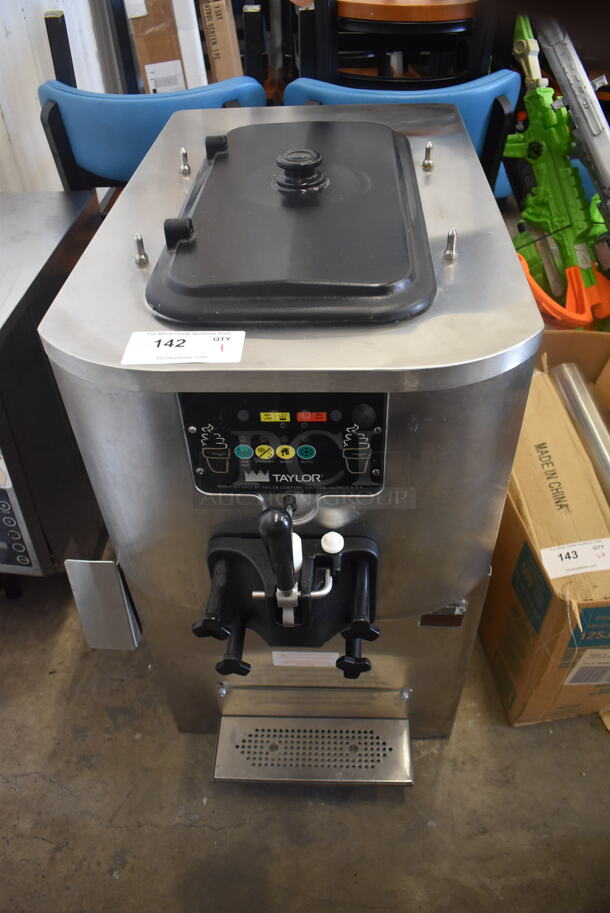 Taylor C707-27 Single Flavor Air Cooled Ice Cream Yogurt Machine Countertop. 208-230 Volts 1 Phase.  - Image 1 of 6
