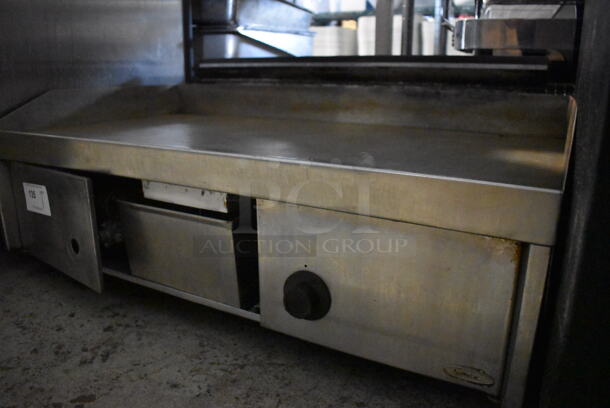 Star Stainless Steel Commercial Countertop Natural Gas Powered Flat Top Griddle. 36x22x16 - Image 3 of 5