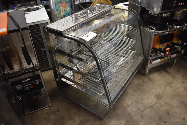 RTR-120L Commercial Stainless Steel Electric Heated Display Case With Steel Shelves. 110V. Tested and Working! - Image 2 of 5