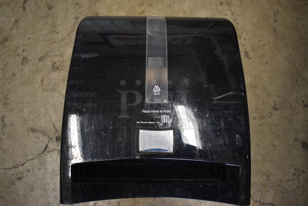 Black Poly Wall Mount Paper Towel Dispenser. 12x9x14 - Image 4 of 4