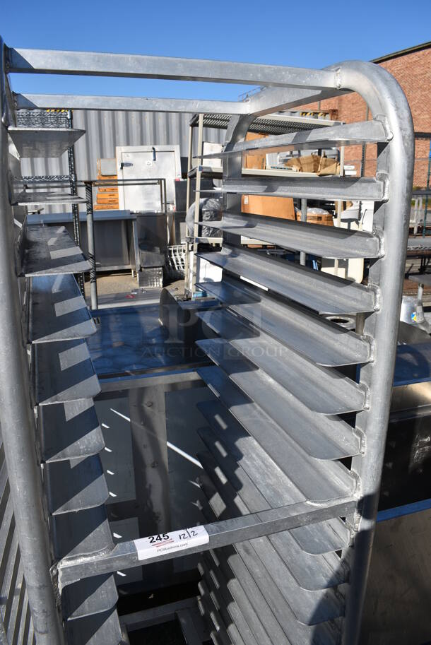 Metal Commercial Pan Transport Rack on Commercial Casters. 21.5x25.5x64 - Image 3 of 5