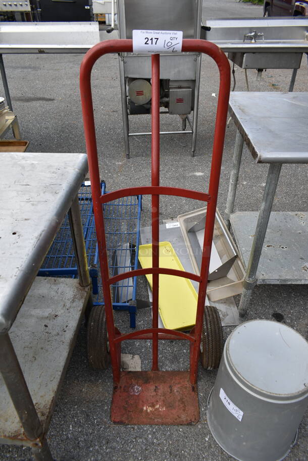 Red Metal Furniture Dolly. - Image 1 of 4