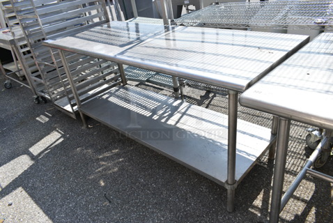 Stainless Steel Table w/ Under Shelf. 