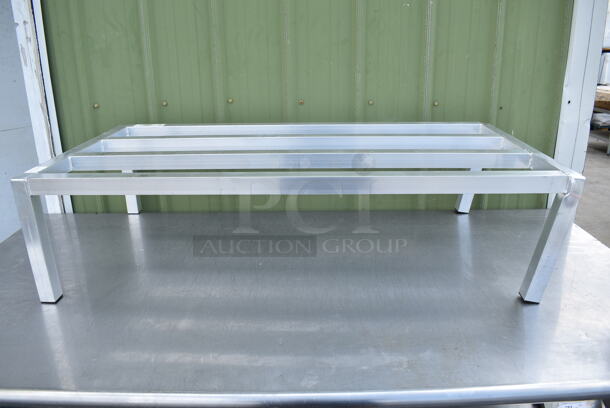 BRAND NEW SCRATCH AND DENT! Regency 600DUN244812  48" x 24" x 12" Aluminum Dunnage Rack - 1780 lb. Capacity - Image 2 of 4
