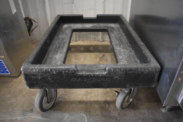 Black Poly Dolly on Commercial Casters. 28x20x10.5