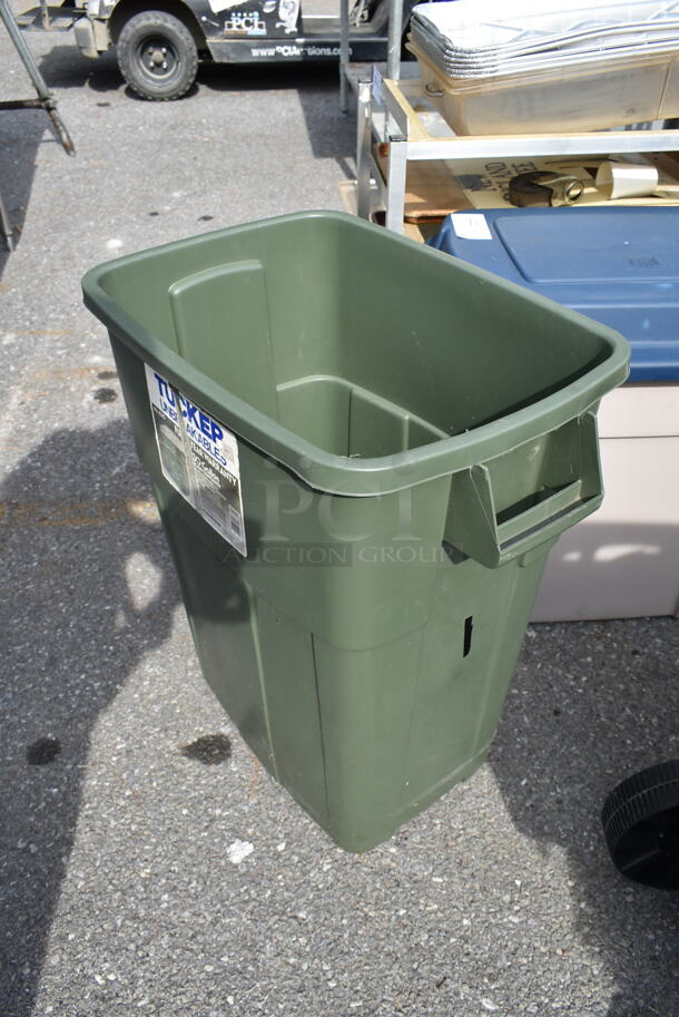 ALL ONE MONEY! Lot of Gray Poly Bin w. blue Lid and Green Poly Bin! - Image 7 of 7