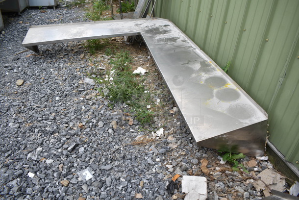 3 Stainless Steel Shelves Including L Shaped and Dunnage Style. 30.5x1512, 78x61x12, 48x8x11. 3 Times Your Bid! - Image 4 of 7