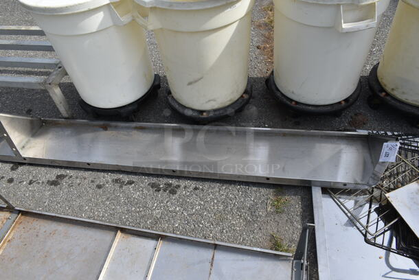 Stainless Steel Commercial Wall Mount Shelf. - Image 2 of 3