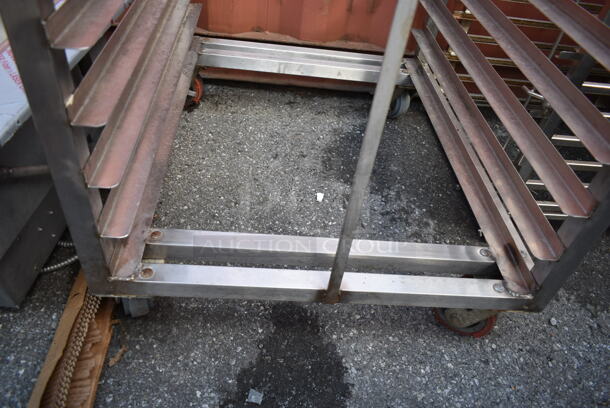 Metal Commercial Pan Transport Rack on Commercial Casters.  - Image 2 of 3