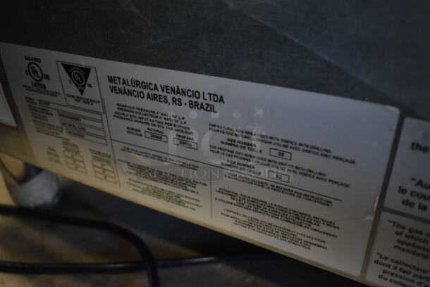Venancio O2GT Stainless Steel Commercial Countertop Natural Gas Powered Flat Top Griddle. 30,000 BTU. - Image 5 of 6