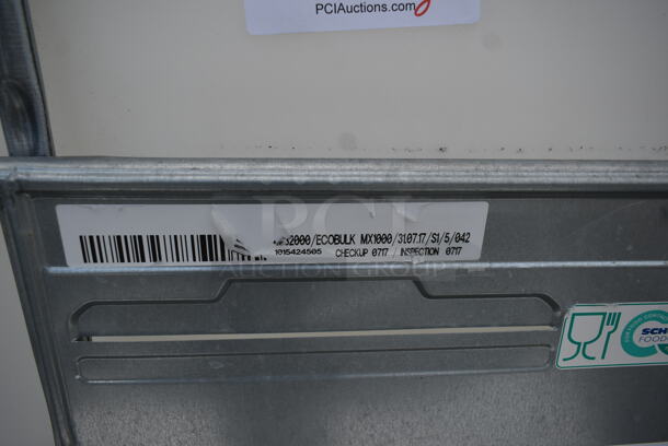 White Poly Bin in Metal Cage. - Image 3 of 6