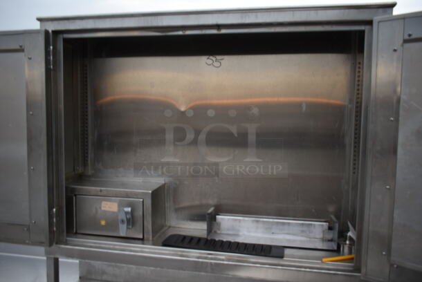 Stainless Steel Commercial Counter w/ 3 Cabinets and 3 Drawers. - Image 4 of 11