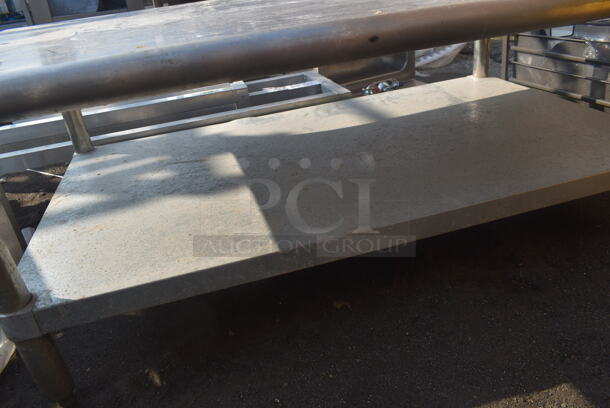 Stainless Steel Equipment Stand w/ Metal Under Shelf. - Image 4 of 4