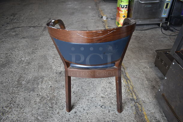 60 Wooden Dining Height Chairs w/ Arm Rests and Cushions. 60 Times Your Bid! - Image 8 of 8