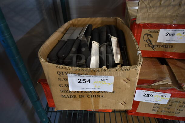 70 SHARPENED Stainless Steel Knives. 70 Times Your Bid! - Image 1 of 3