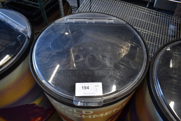 Metal Commercial Portable Drink Ice Cooler Merchandiser on Casters. - Image 2 of 6