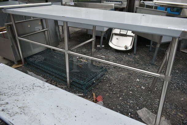 BRAND NEW SCRATCH AND DENT! Regency 600WT30X84SS Stainless Steel Commercial Table. - Image 5 of 5