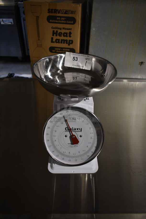 BRAND NEW SCRATCH AND DENT! Galaxy 177GRCW25B Metal Countertop Food Portioning Scale. - Image 1 of 4