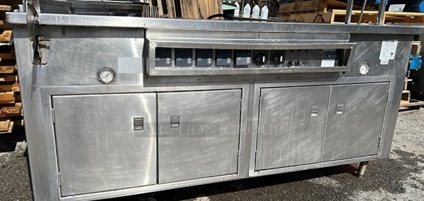 5 Bay Steam Table W/ Overhead Shelf! - Image 3 of 3