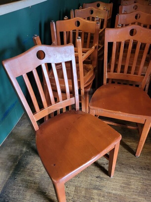 Wood Dining Chairs - Image 3 of 3